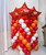 [National Day 2026] Personalised Giant Star (Metallic Shiny Red) Balloons Column 2m - NDP 61 MAJULAH SINGAPURA, GO BEYOND
