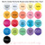 36" Jumbo Perfectly Round Latex Balloon Color Chart