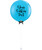 36" Personalised Jumbo Perfectly Round Latex Balloon - Robin's Egg Blue