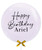 22" Personalised Jewel Balloon - Macaron Pastel Lilac
