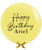 22" Personalised Jewel Balloon - Fashion Yellow