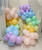 [Curated Color Palette] Organic Balloons Garland - Macaron Pastel Rainbow Ombre Colors
