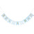 It's A Boy Bunting (2.8meter) - Light Blue