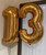 40" Giant Number Foil Balloon (Gold) - Number '3'