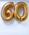 40" Giant Number Foil Balloon (Gold) - Number '6'