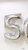 40" Giant Number Foil Balloon (Silver) - Number '5'