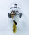 [Graduation] 24" Personalised Name You Did It! Class of 2026 Crystal Clear Balloon - Round Confetti(1cm), Mini Reflex & Metallic Latex Balloons Filled