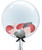 24" Crystal Clear Balloon - Mini Confetti, Chrome & Fashion Latex Balloons Filled