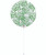 36'' Jumbo Perfectly Round Balloon - Round Confetti (1cm) Forest Green