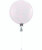 36'' Jumbo Perfectly Round Balloon - Round Confetti (1cm) Light Pink TASSEL