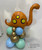 [Dinosaur] Adorable Orange Brontosaurus Reflex Balloon Stand