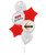 [National Day 2024] Personalised Happy Birthday Singapore Balloons Bouquet