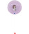 [Celebrating Teachers] 18" Personalised Macaron Matte Lilac Round Foil Balloon - Happy Teacher's Day