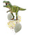 [Dinosaur] T-Rex Dinosaur Confetti Balloons Bouquet