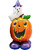 [Frightfully Fun Halloween] Spooky Halloween Themed AirLoonz (56inch)  - Pumpkin and Ghost