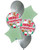 [Merry Christmas 2023] Christmas Balloons Package - Deck The Halls - Christmas Buddies Macaron Matte Green Star Balloons Bouquet