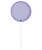 [Orbz] 15" Globe 4D Balloon - Satin Lilac