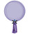 [Orbz] 15" Globe 4D Balloon - Satin Lilac styled with 1pc Tassel