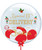 [Merry Christmas 2023] Personalised Name 24" Crystal Clear Balloon (Mini Fashion Balloons Filled) - Special Elf Delivery