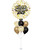 [Happy New Year 2026] 36'' Happy New Year 2026 Jumbo Perfectly Round Balloons Bouquet - Metallic Gold Round Confetti (1cm)