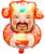 [CNY 2024] God of Fortune Foil Balloon with stick (20cm x 23.5cm)