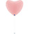  36" Giant Heart Foil Balloon - Macaron Matte Pink