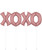 [Happy Valentine's Day] 40" Giant Alphabet "XOXO" Foil Balloon - Rose Gold
