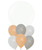 (Pick Your Own Color) 36" Jumbo Perfectly Round Balloons Cluster - Fashion Colors