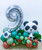 Happy Birthday Number Balloons Centerpiece - Jungle Safari Animal (Choose your favorite Jungle Safari Animals and Colors!)