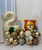 [Animal] Happy Birthday Number Balloons Centerpiece - Jungle Safari Animal (Choose your favorite Jungle Safari Animals and Colors!)
