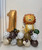 [Animal] Happy Birthday Number Balloons Centerpiece - Jungle Safari Animal (Choose your favorite Jungle Safari Animals and Colors!)
