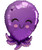 [Sea Creature] Bubbly Sea Creature Octopus Foil Balloon (21inch) (A41199)