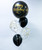 [Party] 16"/40cm Elegant Birthday Orbz Sphere Shaped Confetti Balloons Bouquet 