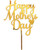 [You are Enough] Happy Mother's Day ❤ Cake Topper - Reflective Gold