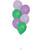 24" Personalised Crystal Clear Bubble Balloon - Mini Balloons Filled (Little Miss Naughty Theme)
