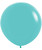 24" Fashion Color Round Latex Balloon - Aquamarine