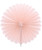 Paper Flower Fan (35cm) - Light Pink