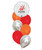 [National Day 2026] Personalised Satin White Round Chain Balloons Bouquet - NDP 61 MAJULAH SINGAPURA GO BEYOND