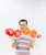 [National Day 2024] Personalised Star Foil & Fashion Latex Helium Balloons Cluster - 59 Together As One United People