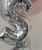 [National Day 2025] 36" Personalised Jumbo Perfectly Round Latex Balloon styled with 16" Silver Letter Foil (SG) - Democracy, Peace, Progress, Justice, Equality 