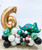 Happy Birthday Number Balloons Centerpiece - Roarsome Dinosaur (Choose your favorite Dinosaurs and Colors!)