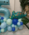 [Dinosaur] Happy Birthday Number (Personalised Foot Print) Balloons Centerpiece - Roarsome Dinosaur (Choose your favorite Dinosaurs and Colors!)
