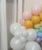 Fluffy Clouds Macaron Pastel Rainbow Balloon Arch