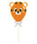 [Oh Little Darlin'] 5" Animal Balloon on Stick - Stripy Tiger