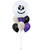 [Spooky Halloween] 36" Halloween Themed Jumbo Balloons Cluster - Skull Face 