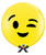 [Emoji] 36" Jumbo Perfectly Round Emoji Balloon - Wink