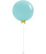 24" Jewel Bubble Balloon - Fashion Aquamarine
