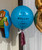 24" Personalised Latex Balloon - Fashion Caribbean Blue