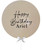 24" Personalised Latex Balloon - Fashion White Sand