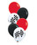 (Pick Your Own Helium Balloon Cluster) 12" Racing Flag Print Balloons Cluster - Fashion Color (6pcs) (Pick Your Own Helium Balloon Cluster) 12" Racing Flag Print Balloons Cluster - Fashion Color (6pcs)